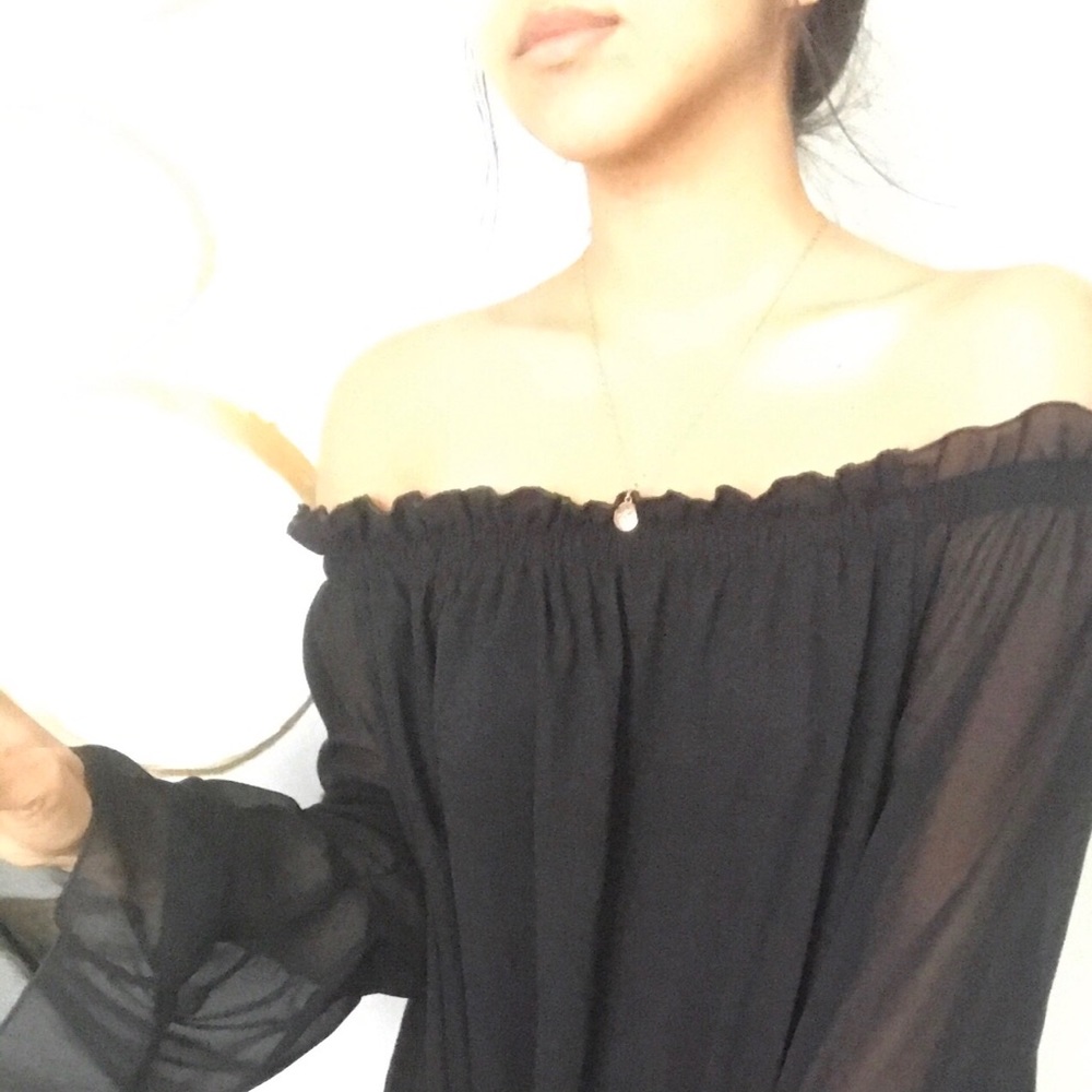 Off the shoulder dress